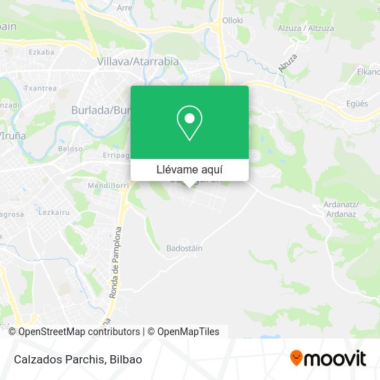 Mapa Calzados Parchis