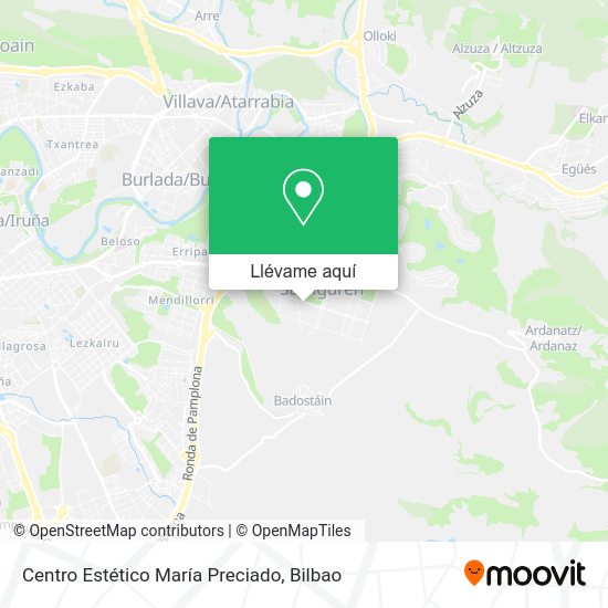 Mapa Centro Estético María Preciado