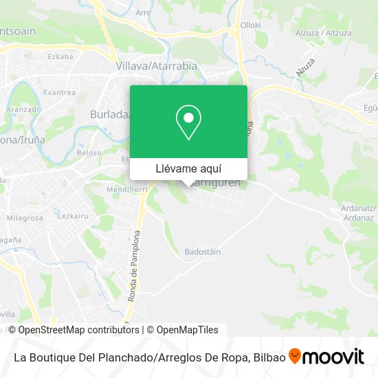 Mapa La Boutique Del Planchado / Arreglos De Ropa