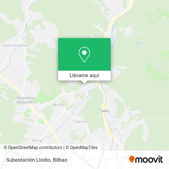 Mapa Subestación Llodio