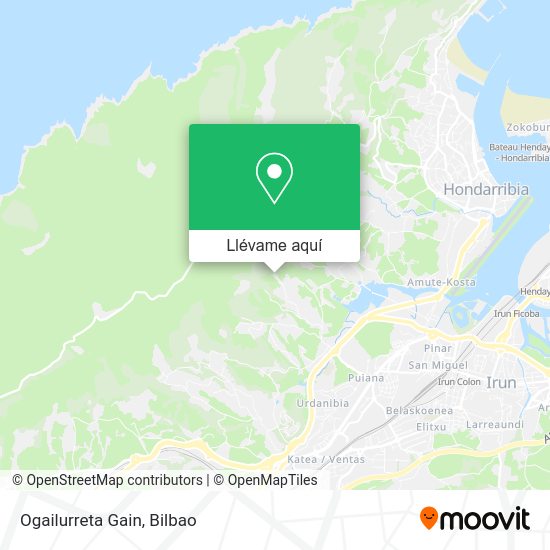 Mapa Ogailurreta Gain
