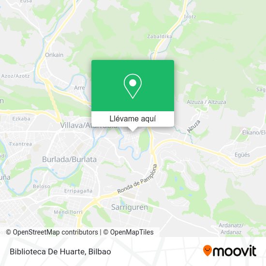 Mapa Biblioteca De Huarte