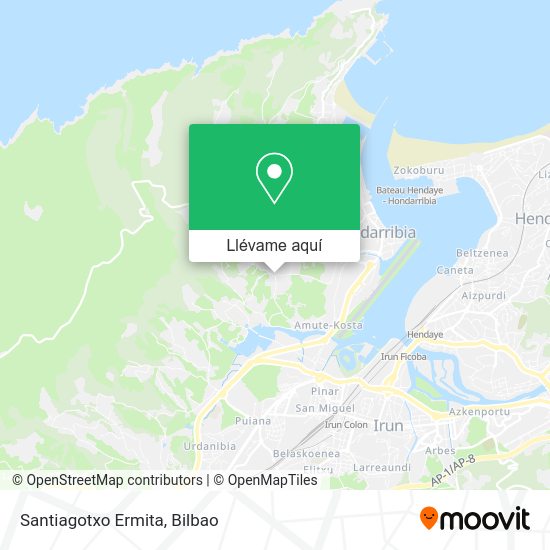 Mapa Santiagotxo Ermita