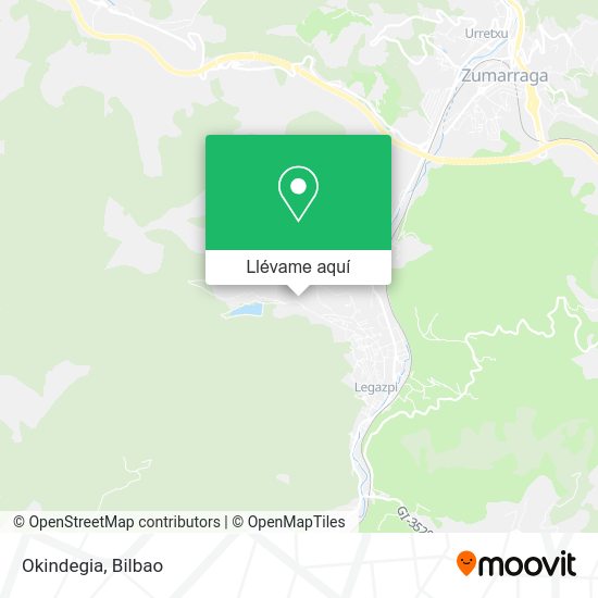 Mapa Okindegia