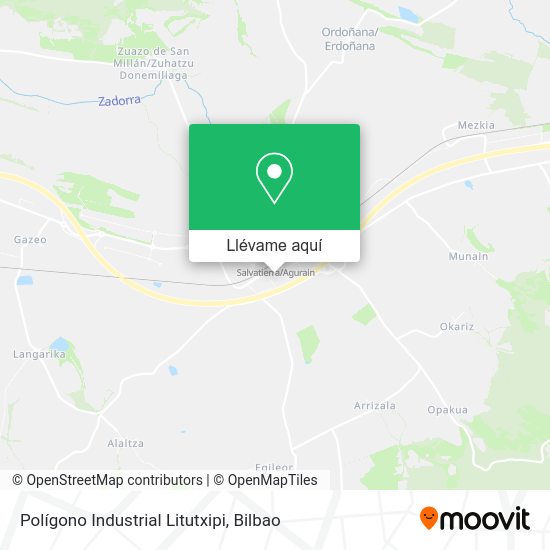 Mapa Polígono Industrial Litutxipi