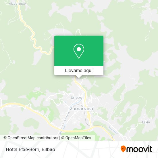 Mapa Hotel Etxe-Berri