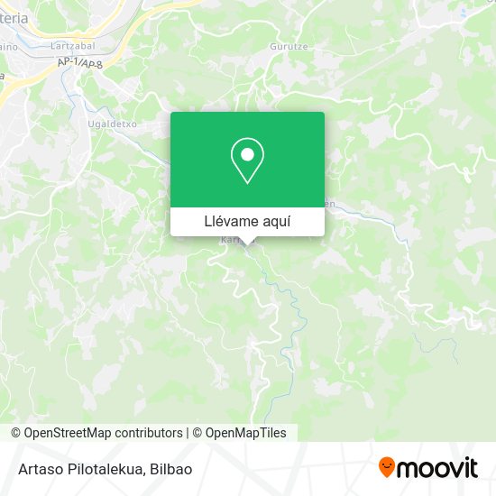 Mapa Artaso Pilotalekua