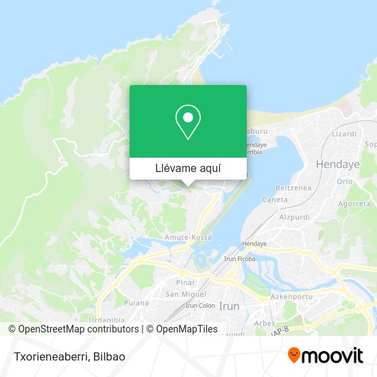 Mapa Txorieneaberri