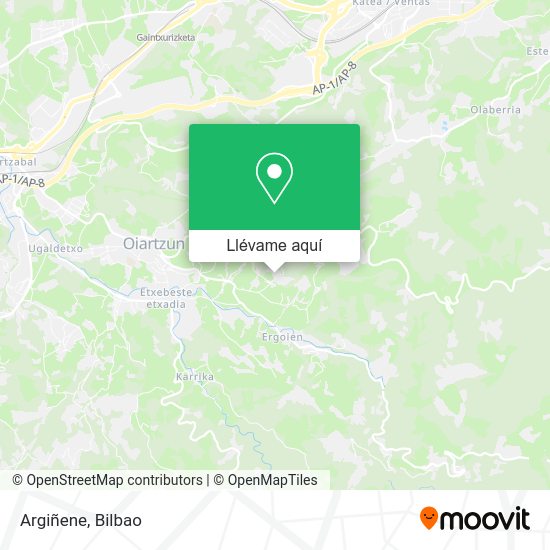 Mapa Argiñene