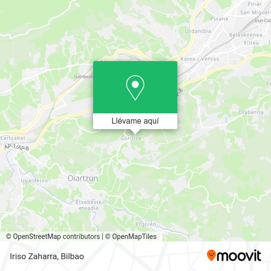 Mapa Iriso Zaharra