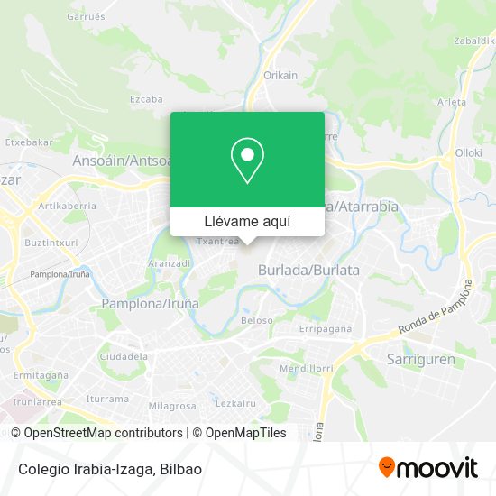 Mapa Colegio Irabia-Izaga