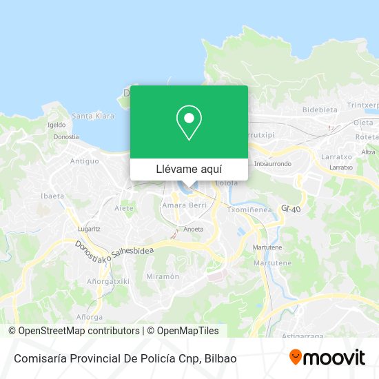 Mapa Comisaría Provincial De Policía Cnp