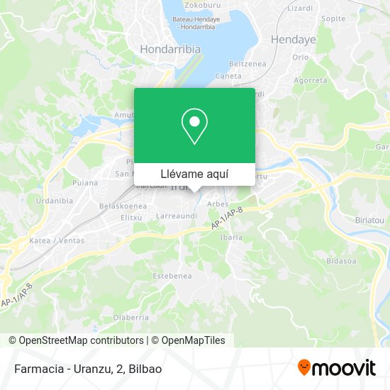 Mapa Farmacia - Uranzu, 2