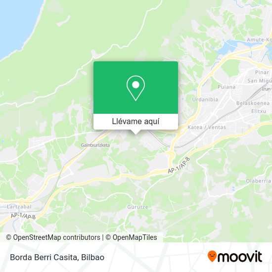 Mapa Borda Berri Casita