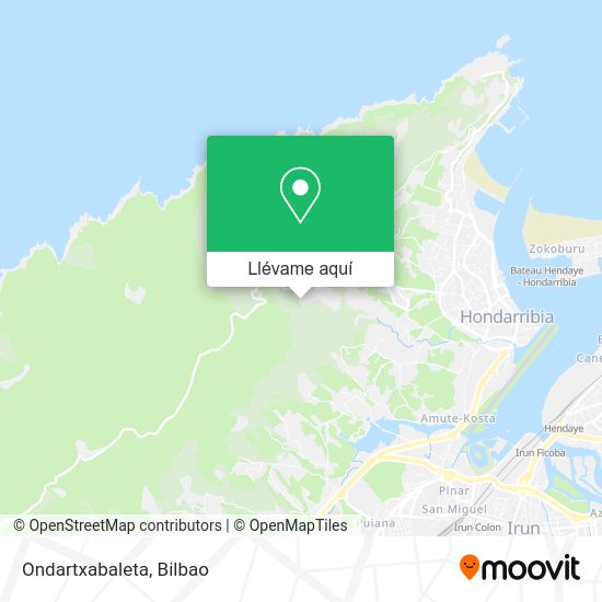 Mapa Ondartxabaleta