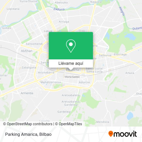 Mapa Parking Amarica