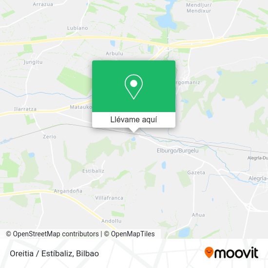 Mapa Oreitia / Estíbaliz