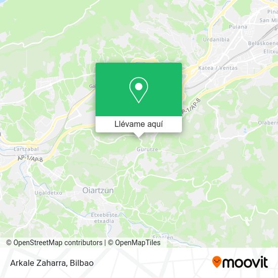 Mapa Arkale Zaharra