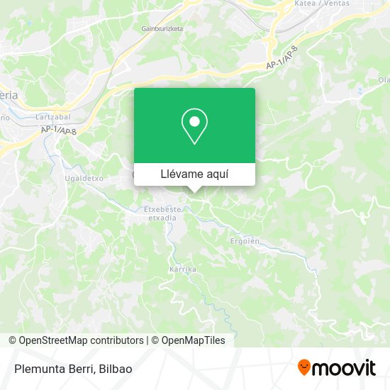 Mapa Plemunta Berri