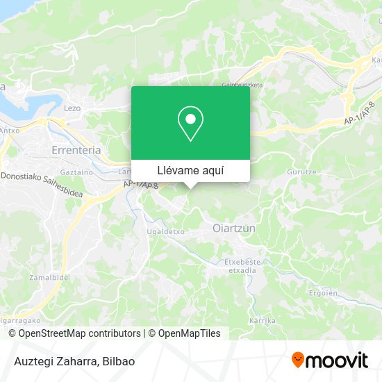 Mapa Auztegi Zaharra