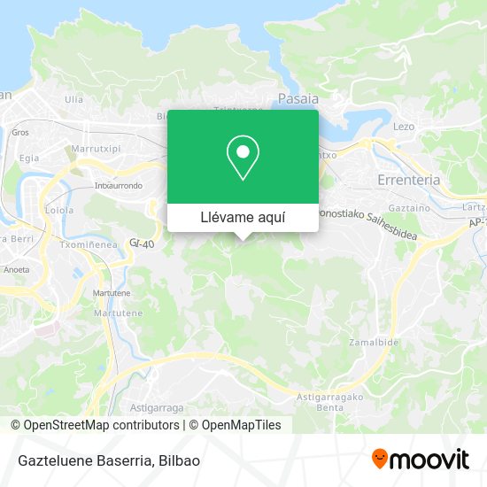 Mapa Gazteluene Baserria