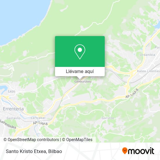 Mapa Santo Kristo Etxea