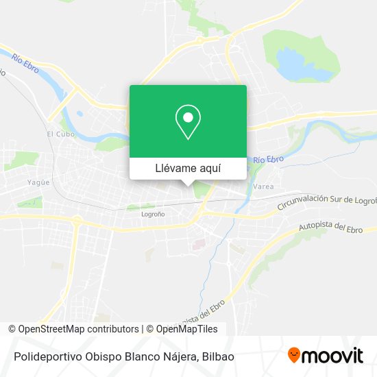 Mapa Polideportivo Obispo Blanco Nájera