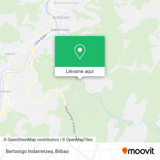 Mapa Bertxingo Indarretxea