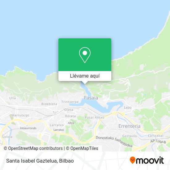 Mapa Santa Isabel Gaztelua