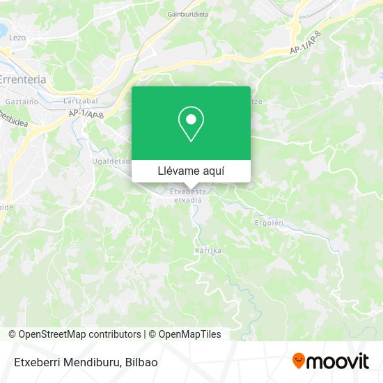 Mapa Etxeberri Mendiburu