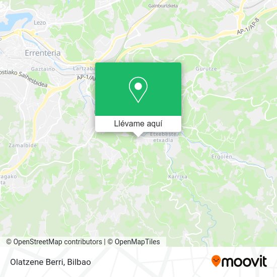 Mapa Olatzene Berri