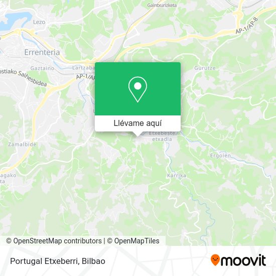 Mapa Portugal Etxeberri