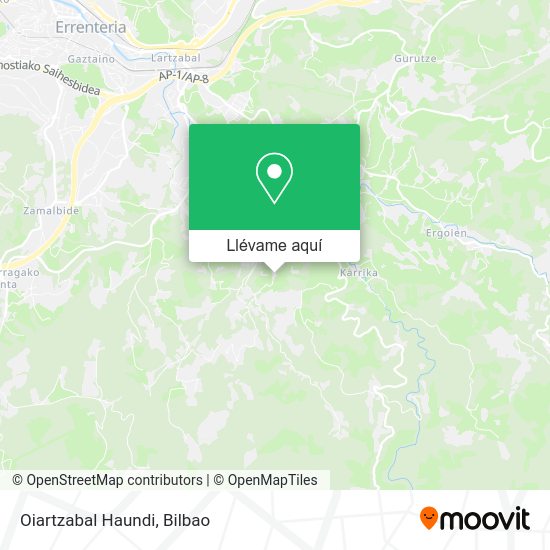 Mapa Oiartzabal Haundi