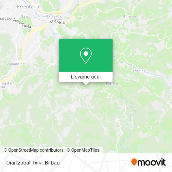 Mapa Oiartzabal Txiki