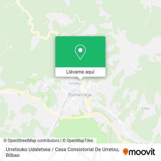Mapa Urretxuko Udaletxea / Casa Consistorial De Urretxu