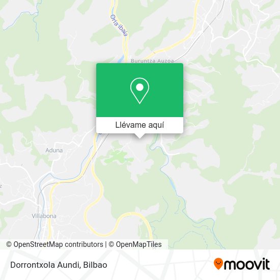 Mapa Dorrontxola Aundi