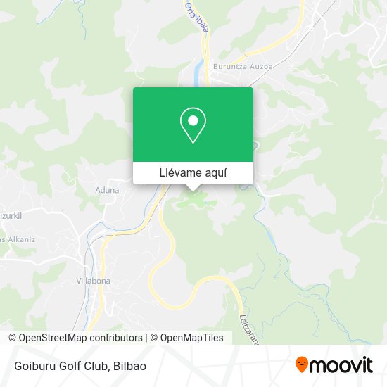 Mapa Goiburu Golf Club