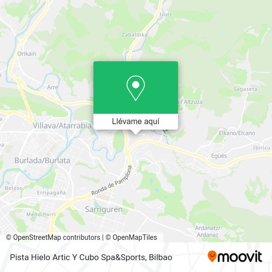 Mapa Pista Hielo Artic Y Cubo Spa&Sports