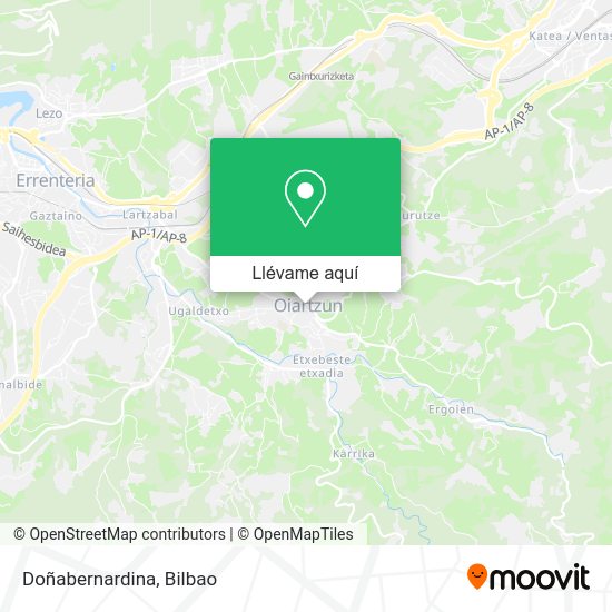 Mapa Doñabernardina