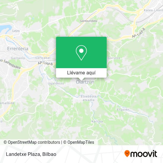Mapa Landetxe Plaza