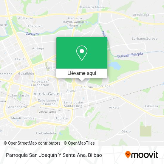 Mapa Parroquia San Joaquín Y Santa Ana