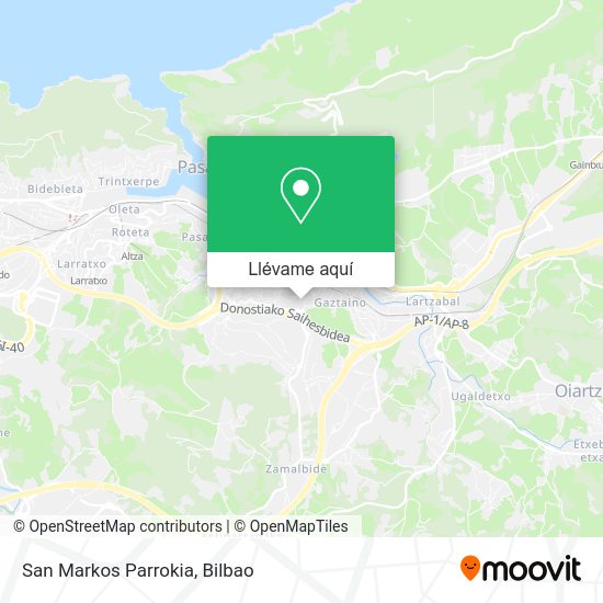 Mapa San Markos Parrokia