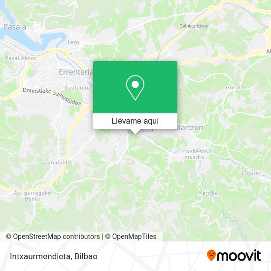 Mapa Intxaurmendieta