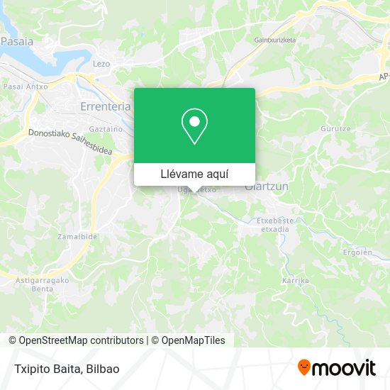 Mapa Txipito Baita