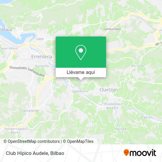 Mapa Club Hípico Audele
