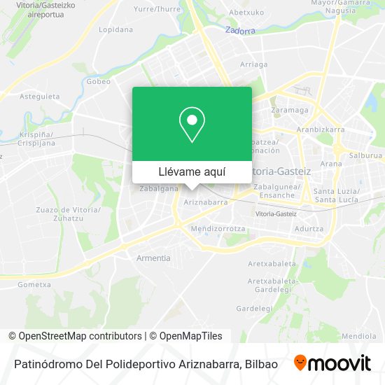 Mapa Patinódromo Del Polideportivo Ariznabarra