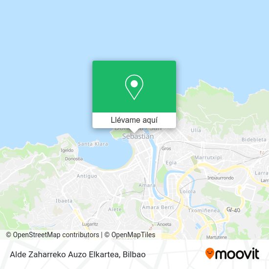 Mapa Alde Zaharreko Auzo Elkartea