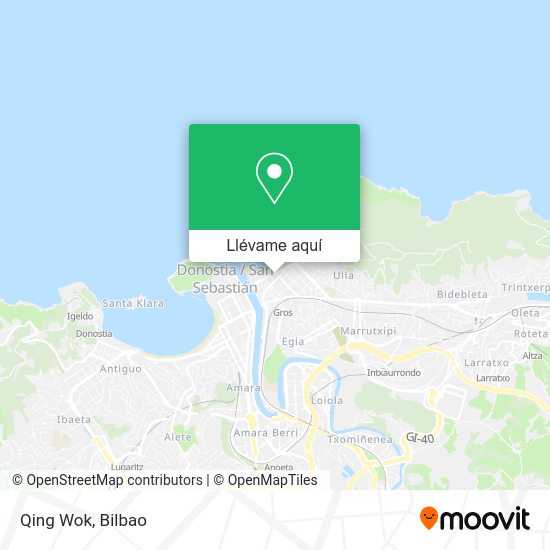 Mapa Qing Wok