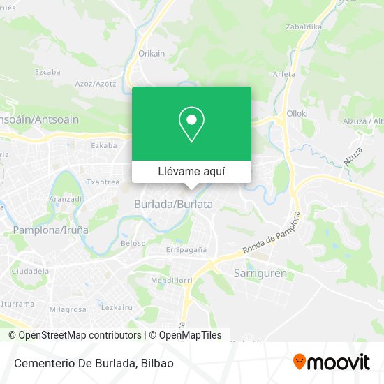 Mapa Cementerio De Burlada
