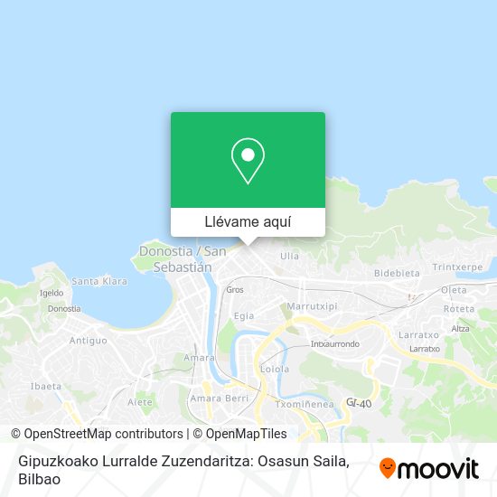 Mapa Gipuzkoako Lurralde Zuzendaritza: Osasun Saila